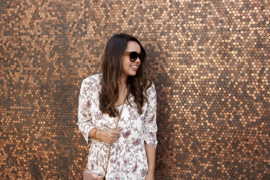 Easy fall transitional outfit, under $100 swing dress