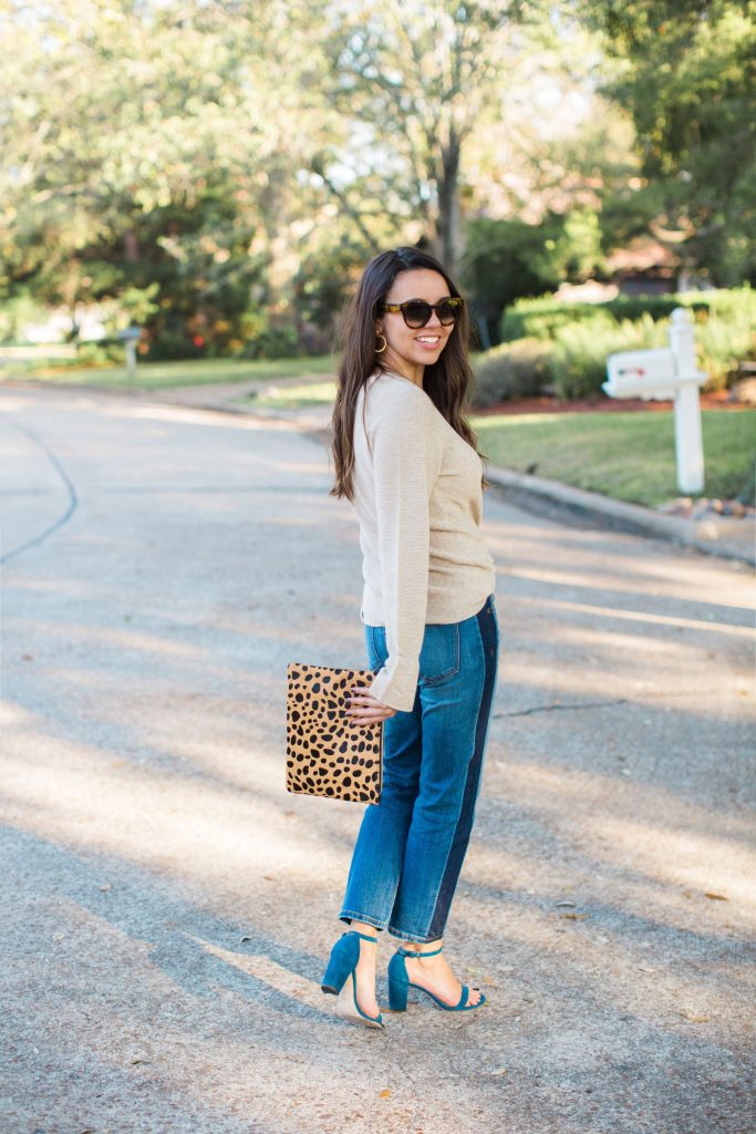 Striped denim, girlfriend jeans, denim trends