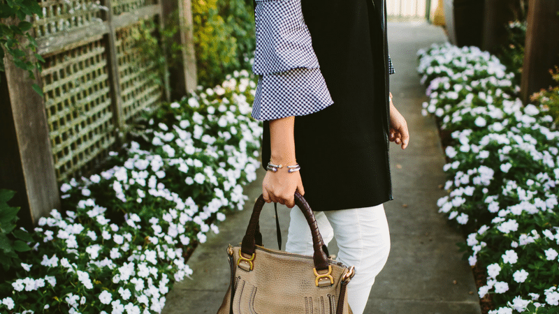 Long-line Vest and Gingham