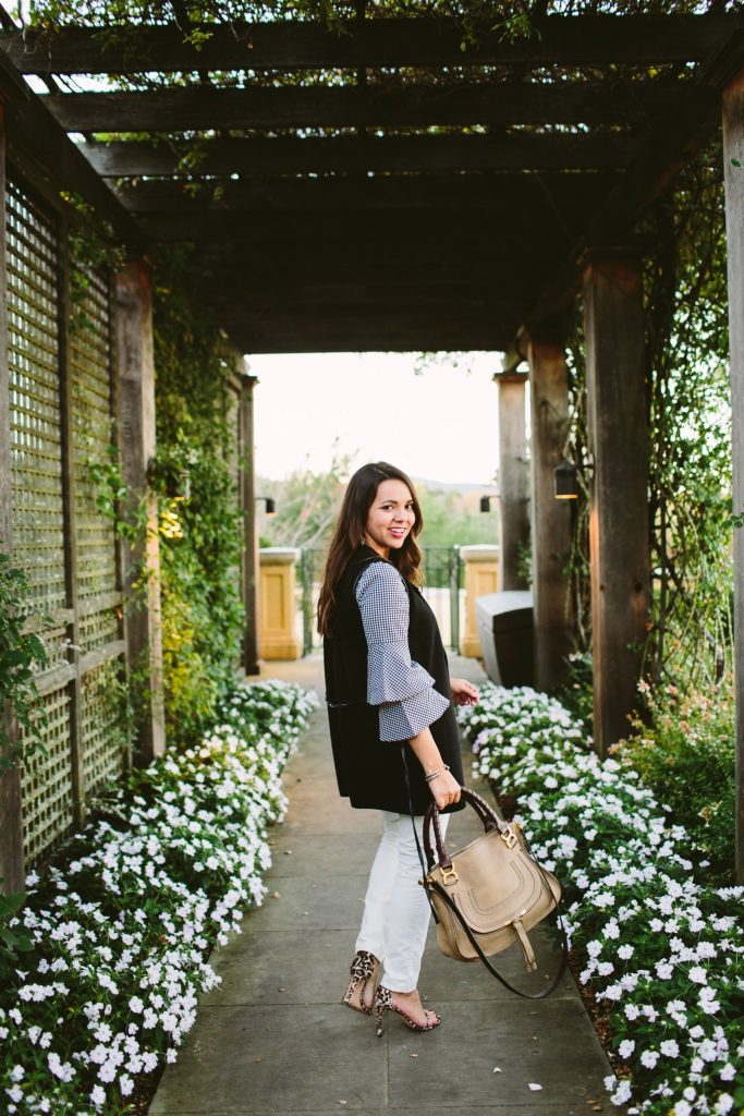 Chloe Marcie Satchel, how to wear white after Labor Day