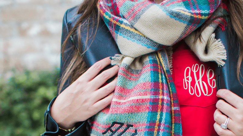 Monogrammed Holiday Style