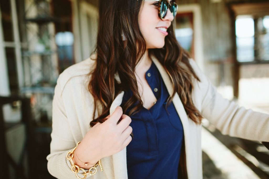 fall outfit ideas, Julie Vos link bracelet