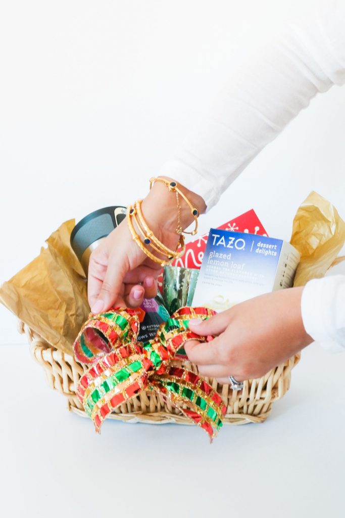 Easy gift basket, holiday present ideas, gifts for teachers