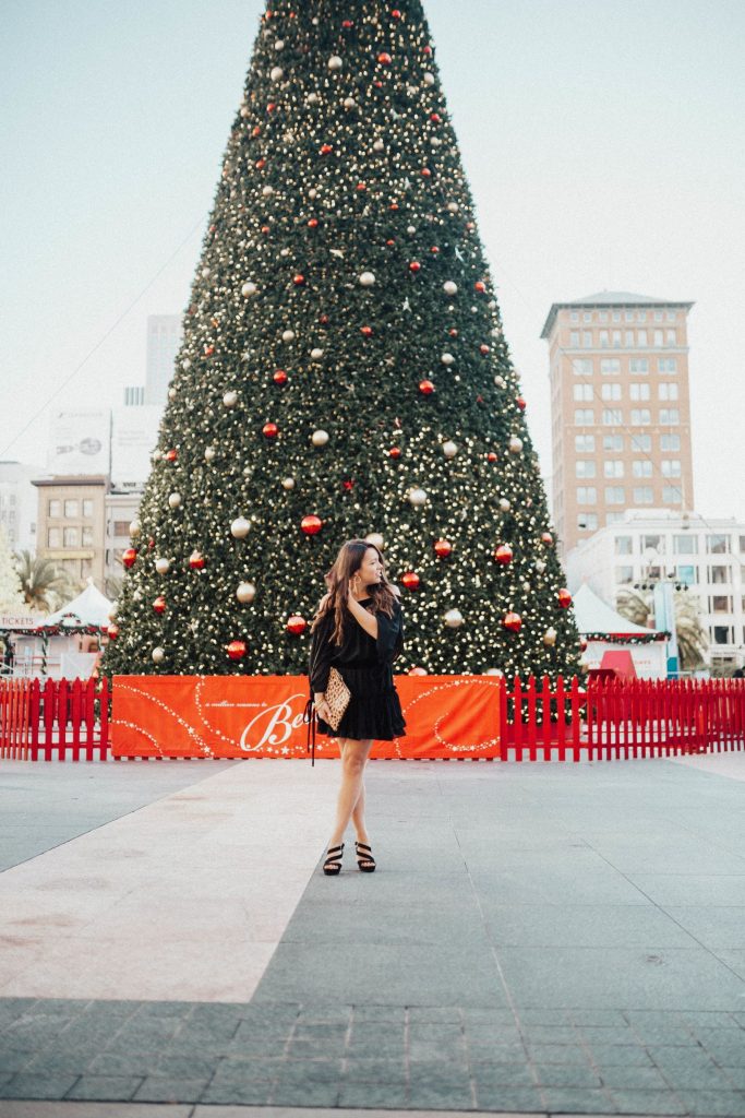 Christmas tree pictures, little black dress for holidays