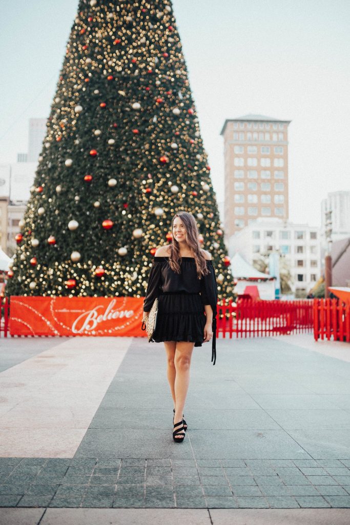 off the shoulder little black dress, Misa Los Angeles dresses