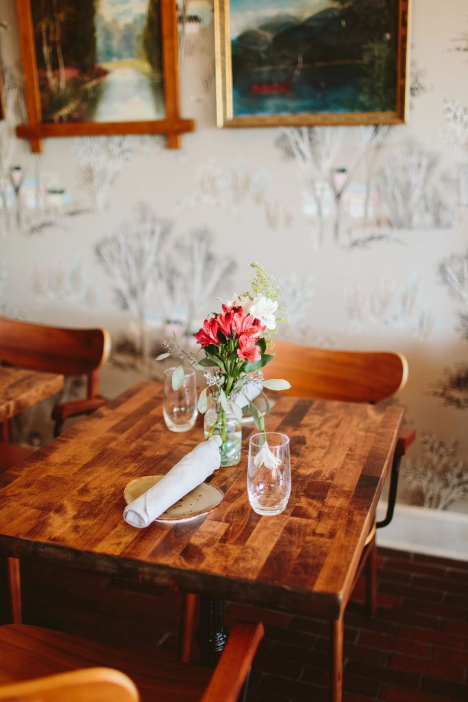 Rustic restaurant decor, Charlottesville restaurants 