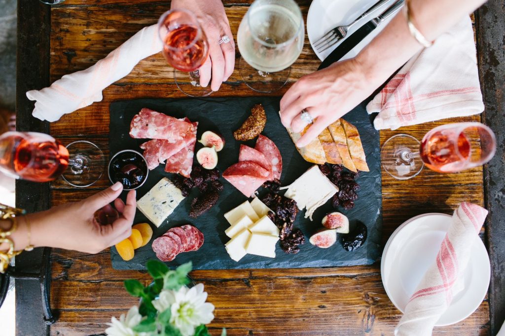 Charcuterie board, Pippin Hill Farm and Vineyards