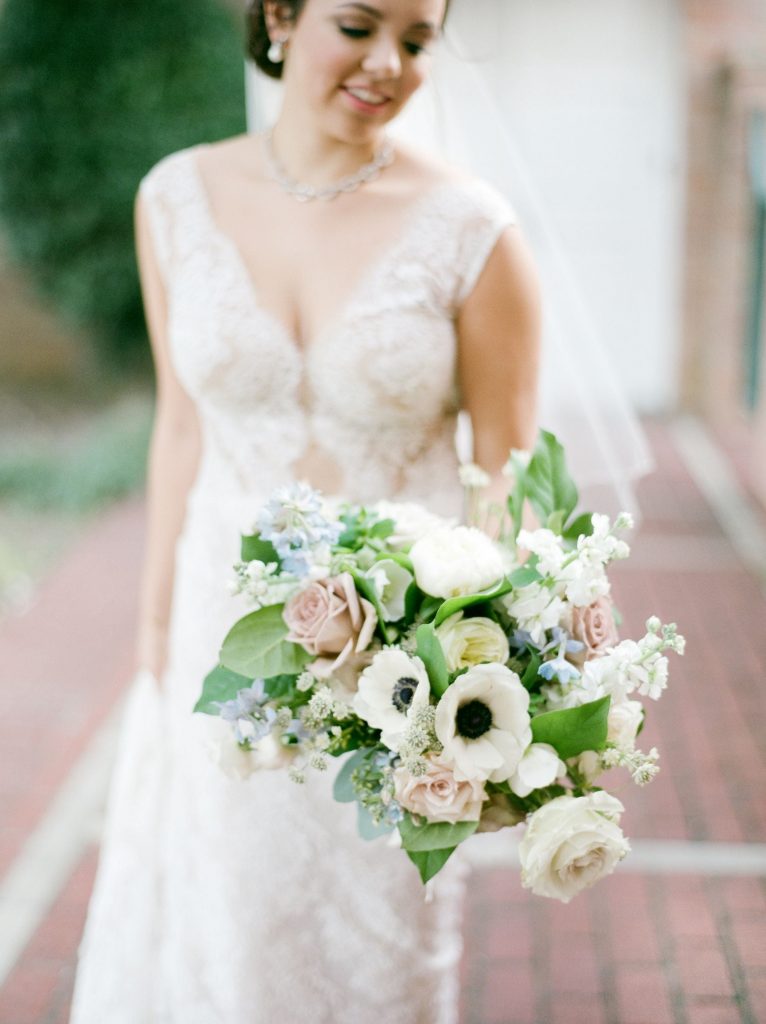 wedding bouquet ideas, anemones bouquet