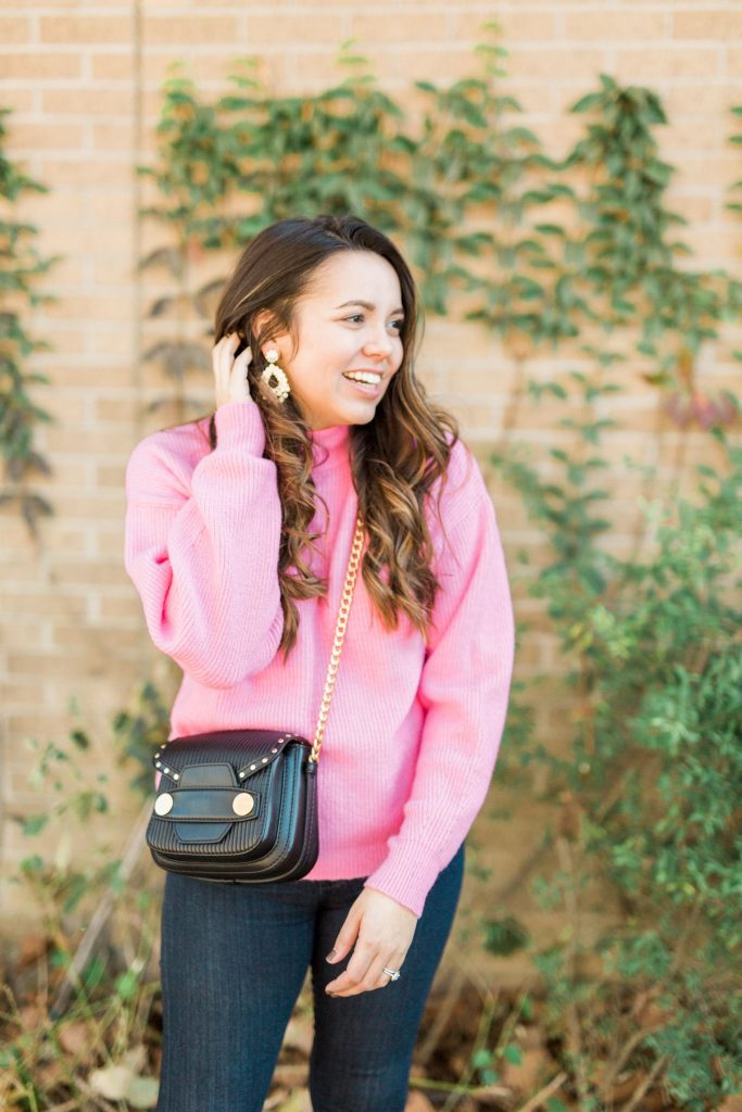 January color pop, colorful winter sweater, budget-friendly sweaters