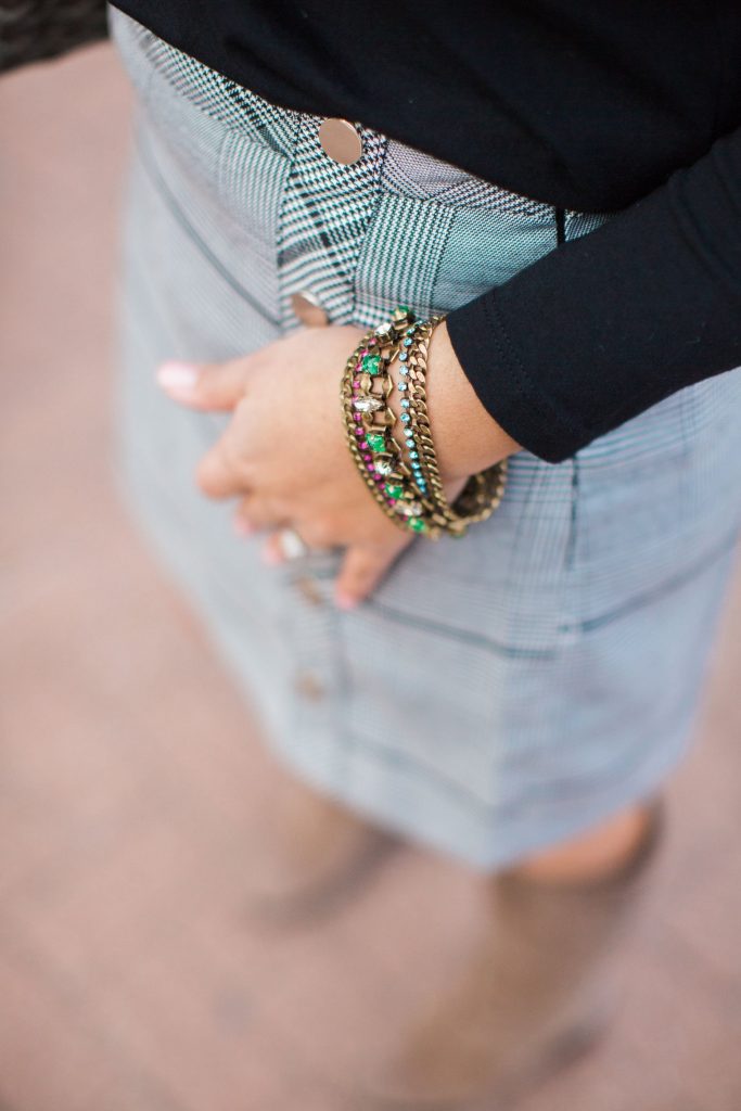 Rebecca Minkoff X Stella & Dot jewelry, statement bracelets, colorful budget-friendly jewelry