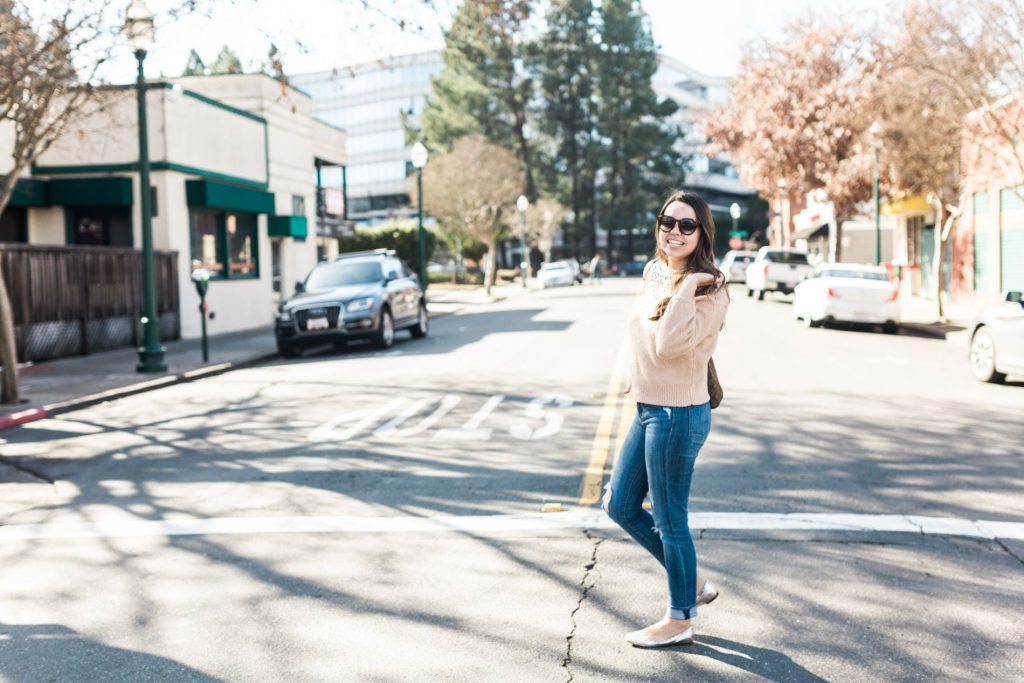 Casual weekend out, Chloe flats