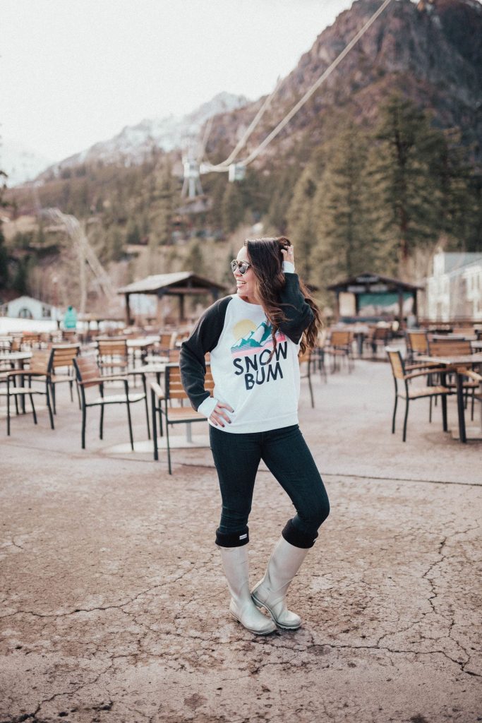 Metallic silver Hunter rain boots