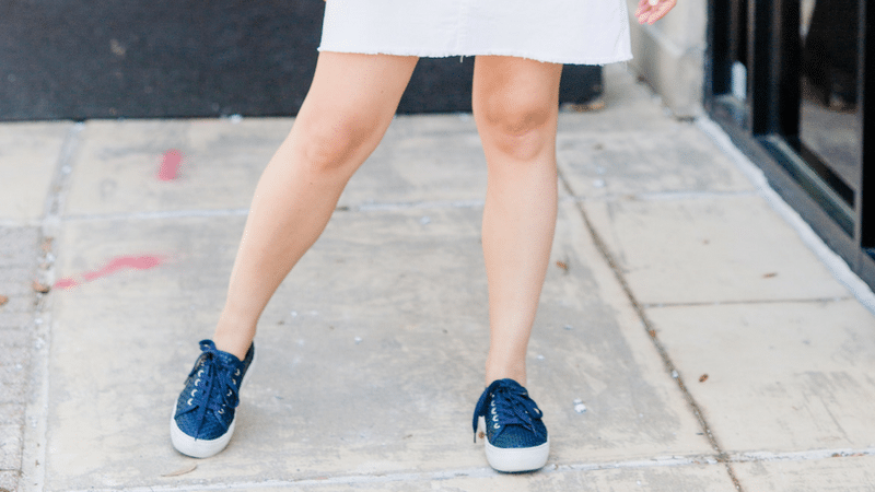 Woven Platform Sneakers