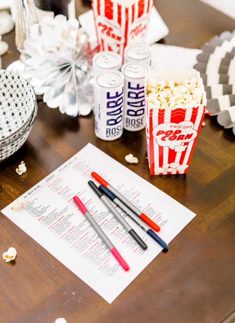 Four Oscars Viewing Party Ideas