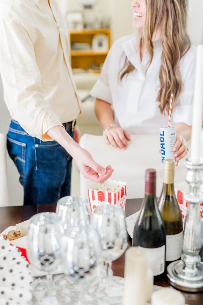 Oscars party ideas, chic Oscars viewing party