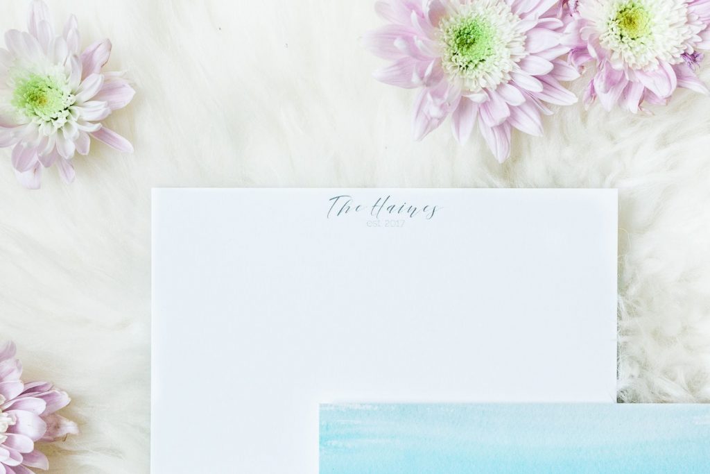 Custom wedding stationary Mixbook