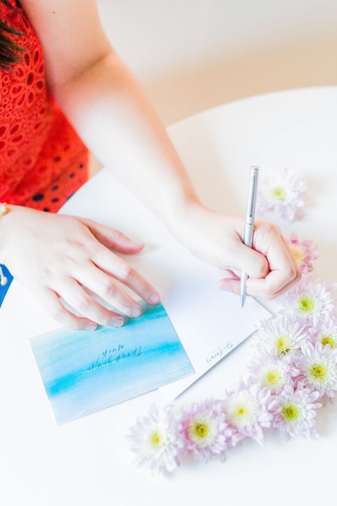 wedding thank you note etiquette 