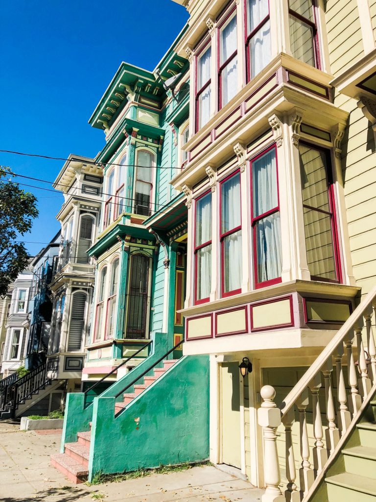 San Francisco Victorian homes - Girl Wonder Life