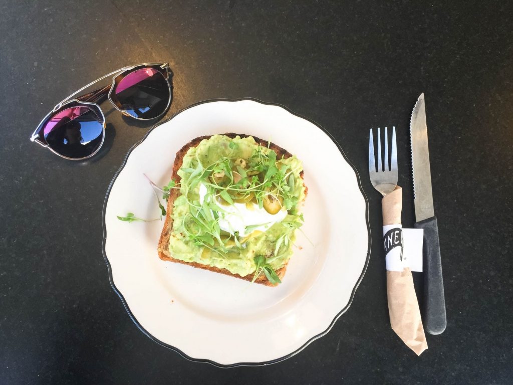 Avocado toast, San Francisco