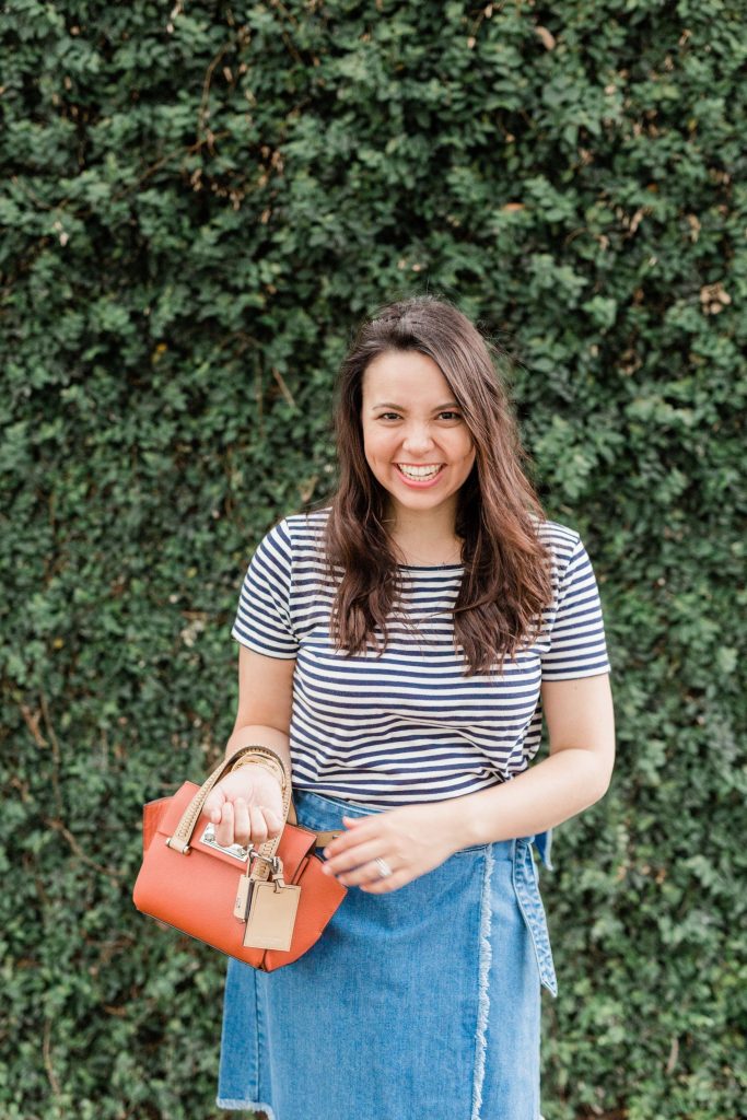 J.crew striped t-shirt, preppy style
