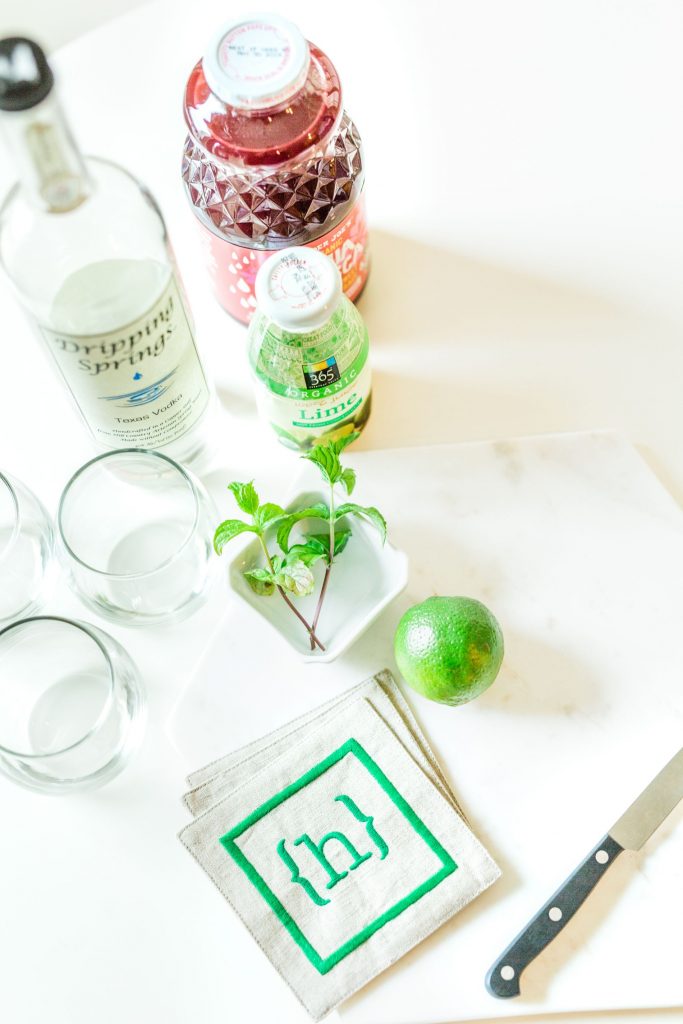 hibiscus lime cocktails