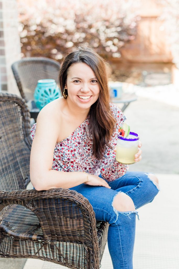 Strawberry Jalapeno margaritas for #NationalMargaritaDay
