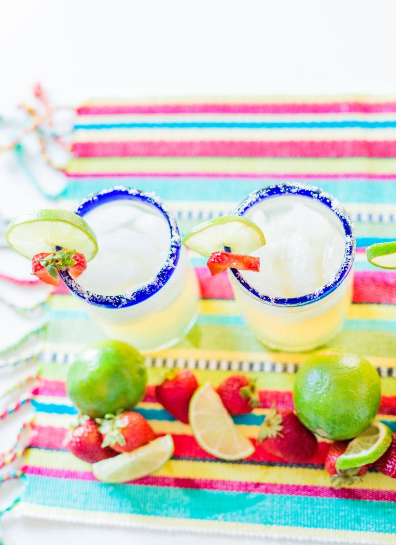 Easy to Make Strawberry Jalapeño Margaritas