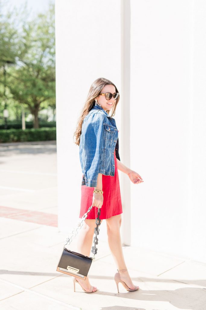 red linen minidress | Girl Wonder Life