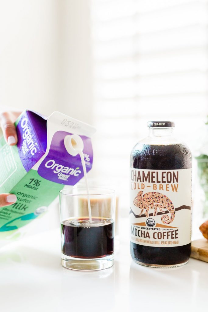 Chameleon Cold-Brew with low-fat milk