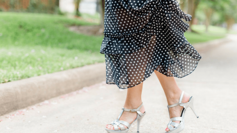 Polka Dot Maxi Dress