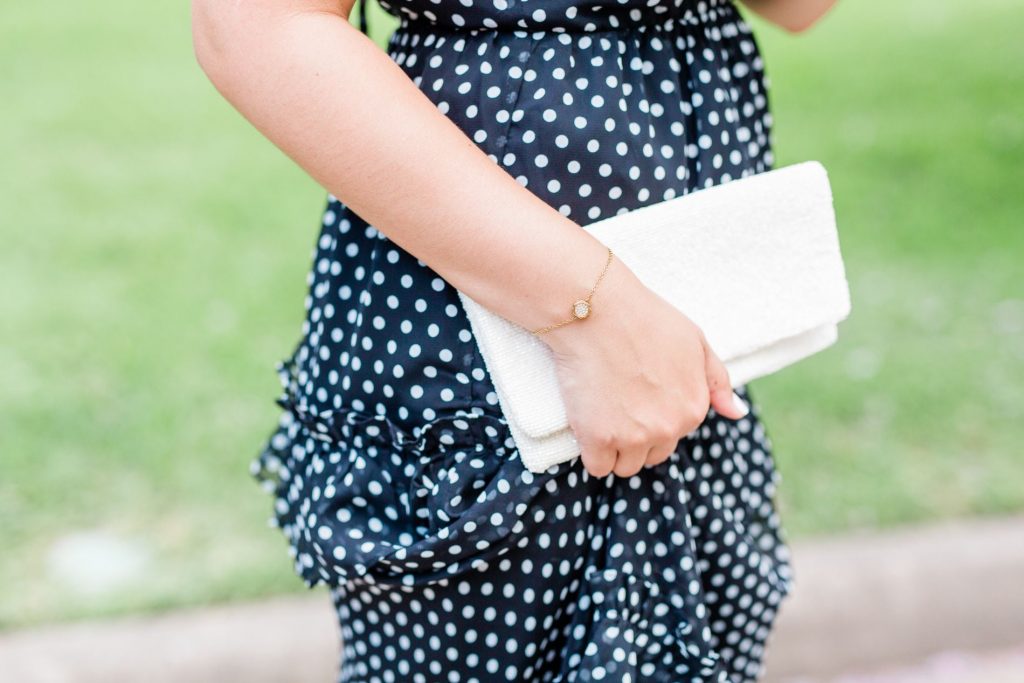 Beaded ivory clutch, bridesmaid gift ideas