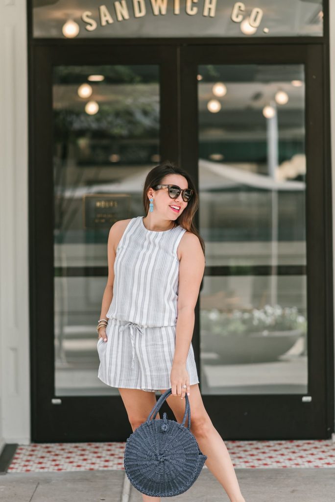 easy summer romper outfit