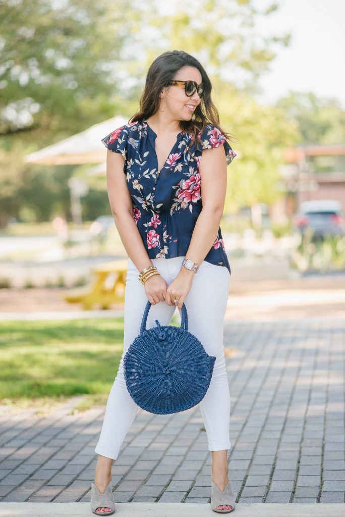 Joie floral silk blouse | Girl Wonder Life