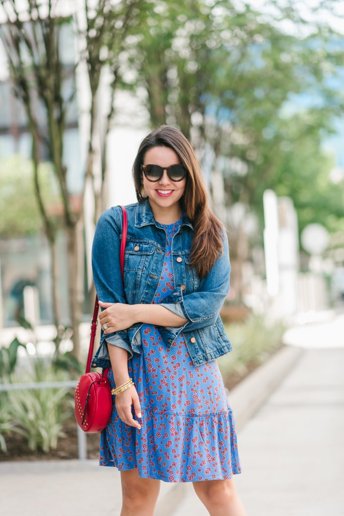 Floral ruffle swing dress | Girl Wonder Life