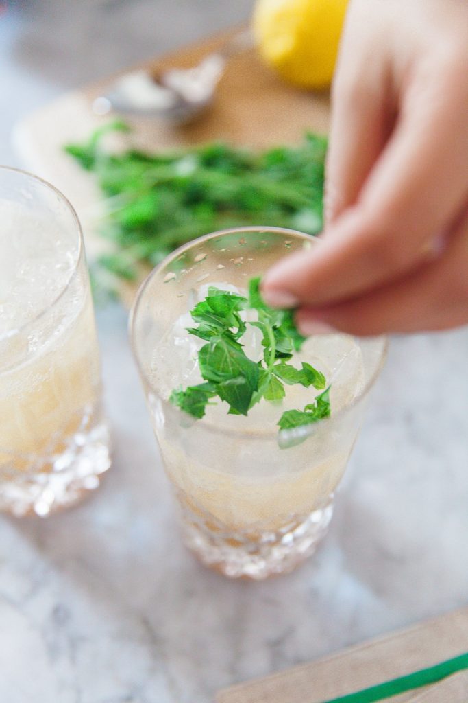 Refreshing sake mojotio 