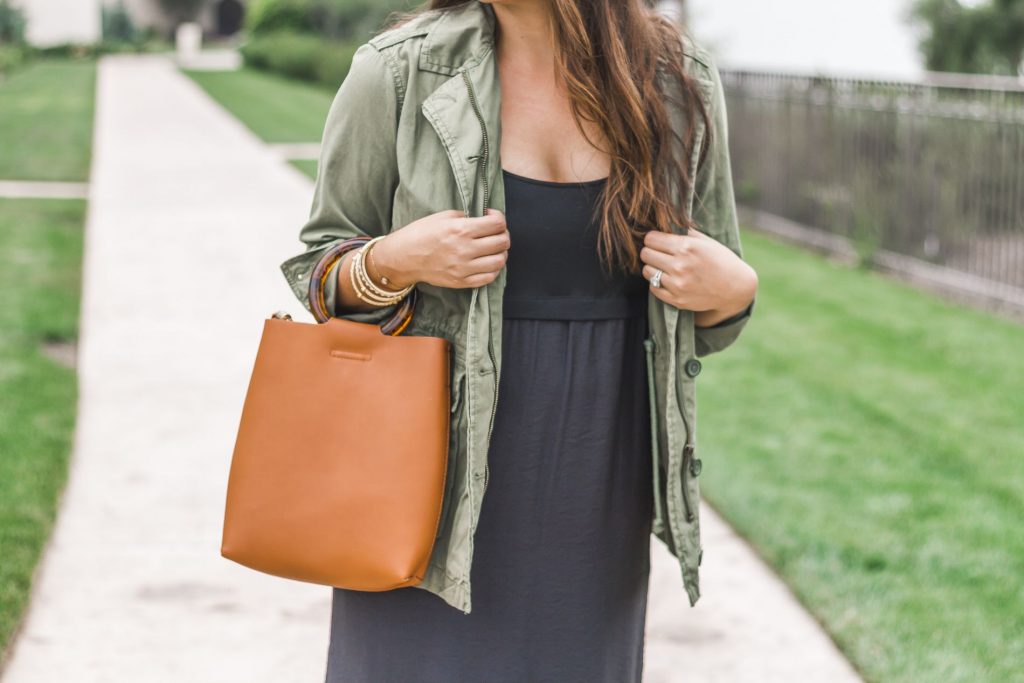 lucite handle leather bag, on-trend handbags