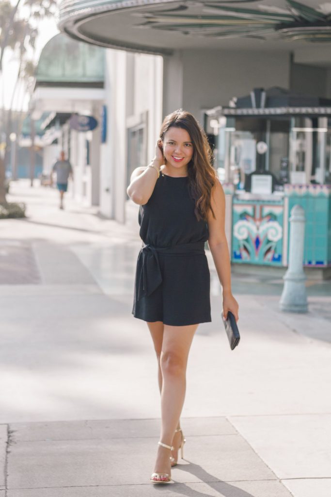 how to wear a shorts romper to evening events 