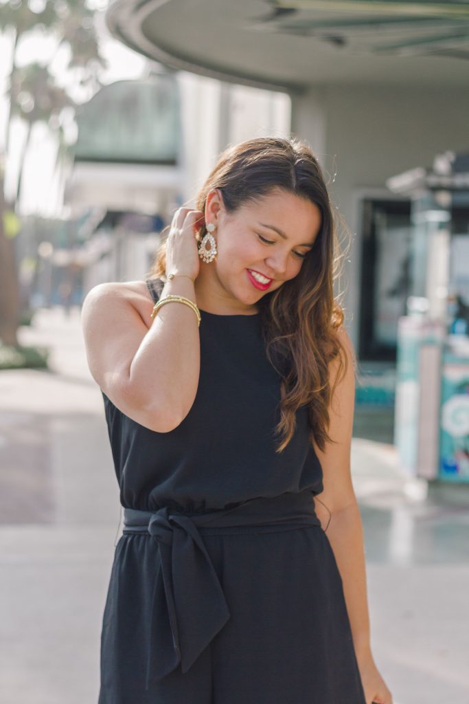 mother of pearl statement earrings | Girl Wonder Life