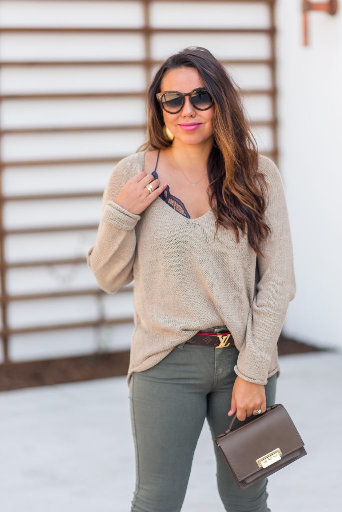 the Free People Bralette outfit fall 