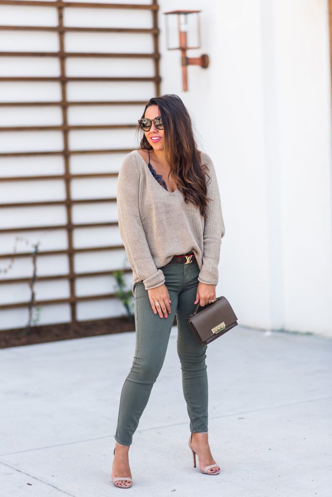 Louis Vuitton belt outfit