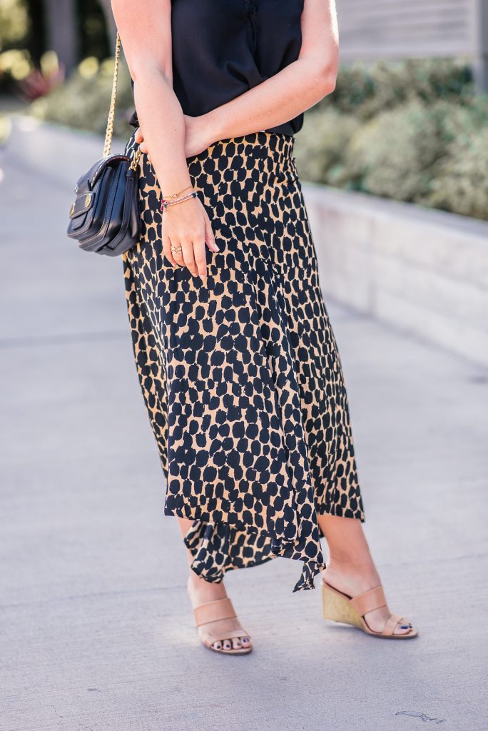 budget-friendly leopard print skirt