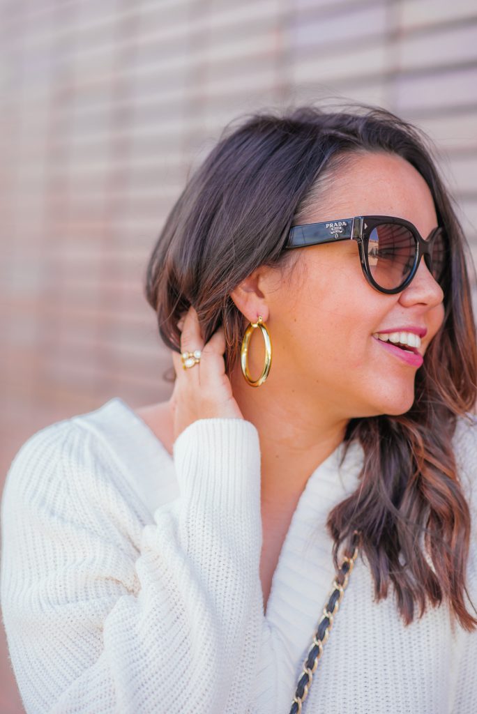 gold tube hoop earrings #budgetfiriendly
