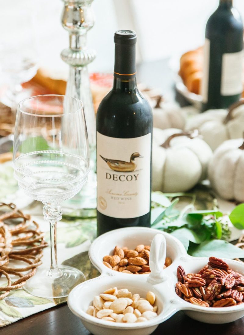 Our Thanksgiving Tablescape with Decoy Wines