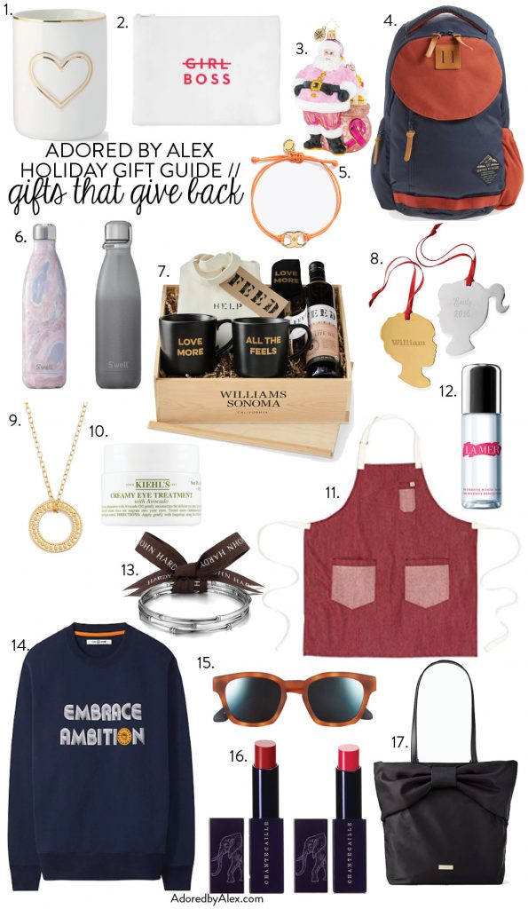 best gifts that give back gift guide | Girl Wonder Life