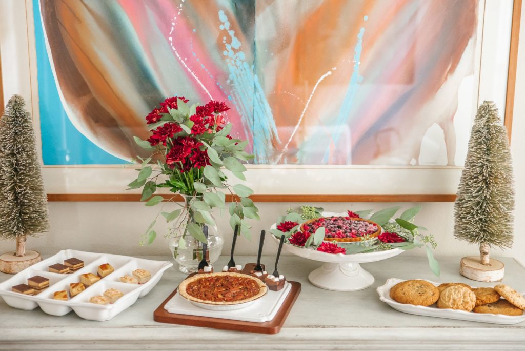 how to create a holiday dessert buffet