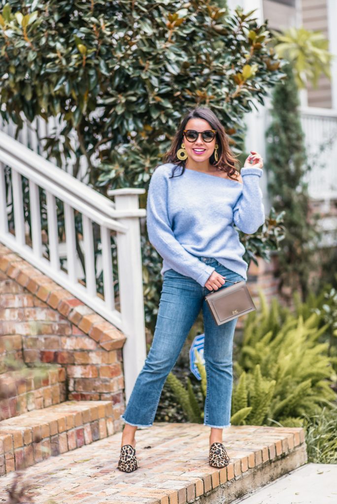lisi lerch gold earrings, must-have sweaters for fall