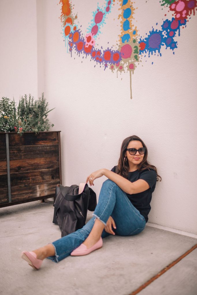 M.Gemi blush pink flats | Girl Wonder Life