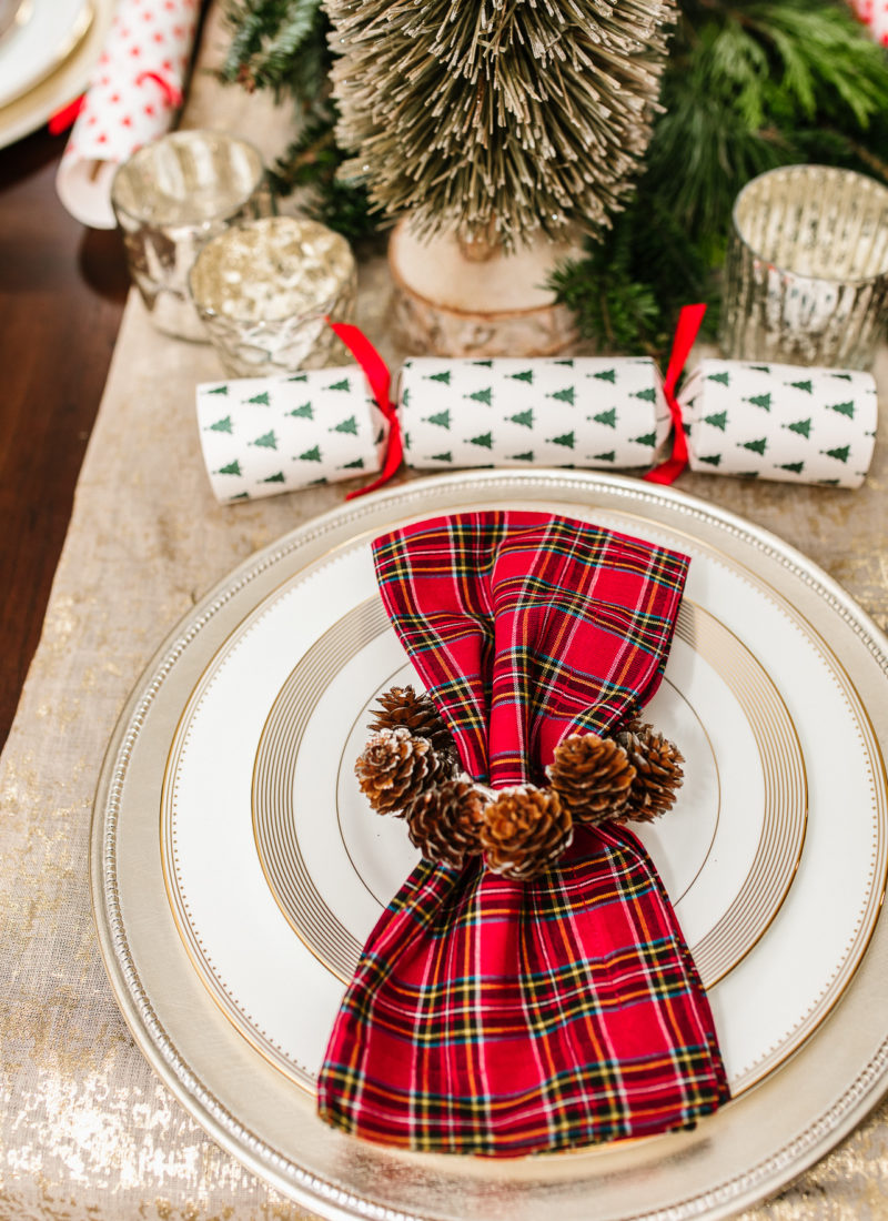 Festive Christmas Dining Tablescape
