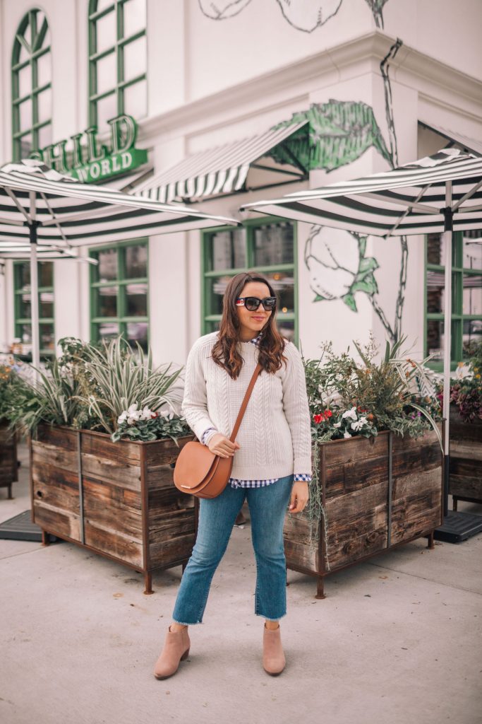 Cuyana Saddlebag leather purse
