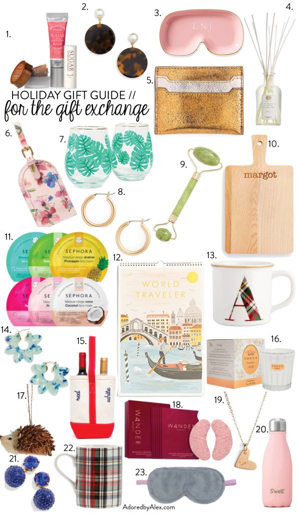 Holiday gift ideas for the gift exchange, under $50 gift ideas | Girl Wonder Life